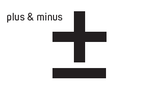 Plus & Minus logo