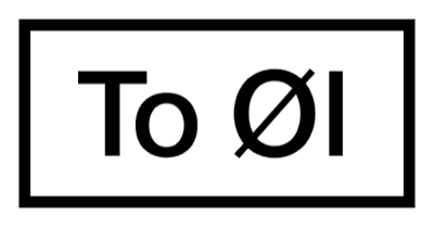 To Øl logo