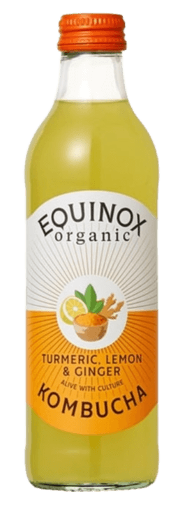 Equinox Turmeric, Lemon & Ginger Kombucha