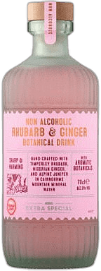 Non Alcoholic Rhubarb & Ginger Botanical Drink
