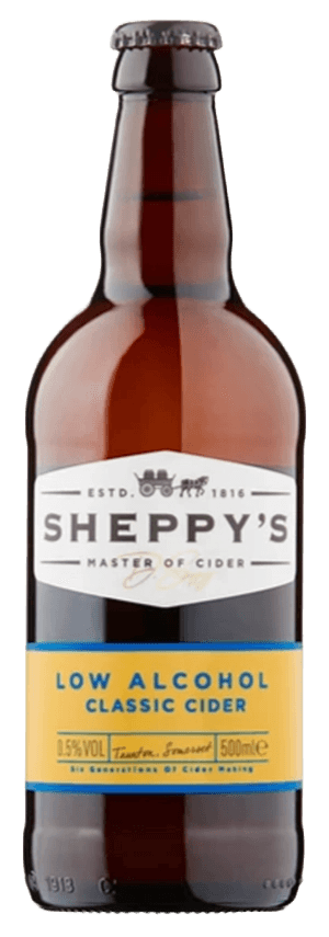 Low Alcohol Cider With Raspberry