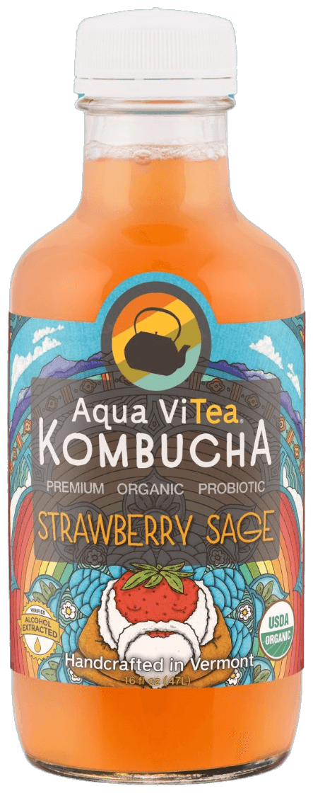 Strawberry Sage Kombucha