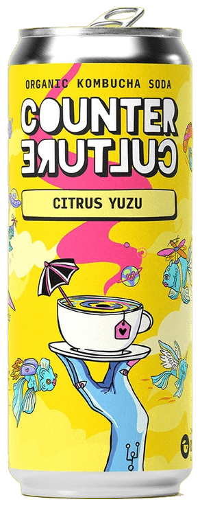 Citrus Yuzu Organic Kombucha Soda