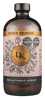 Spiced Rhubarb Non-Alcoholic Aperitif