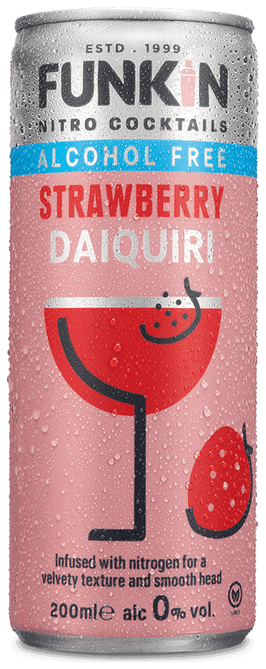 Alcohol Free Strawberry Daiquiri Nitro Can