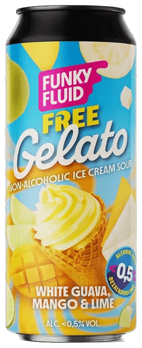 Free Gelato: White Guava, Mango & Lime
