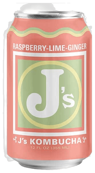 Raspberry-Lime-Ginger Kombucha