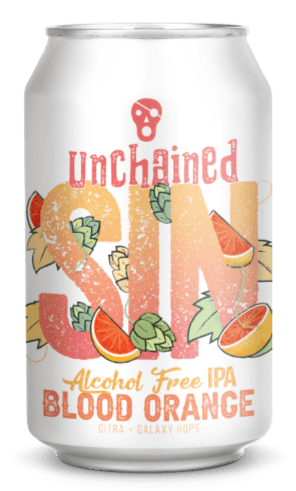 Unchained Alcohol Free IPA "Orange Blood"