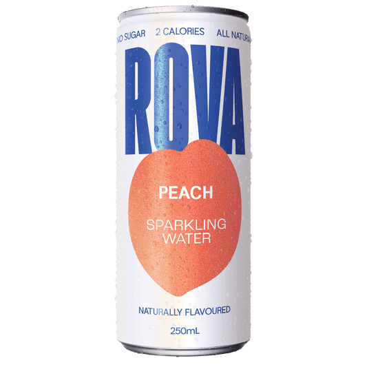 Rova Peach Sparkling Water
