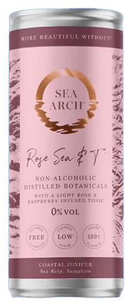 Rose Sea & T Cocktail